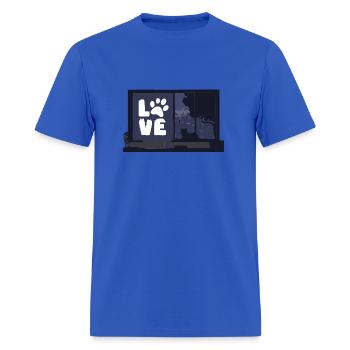 pet lover - Men's T-Shirt - royal blue - Front - Jose (178cm)