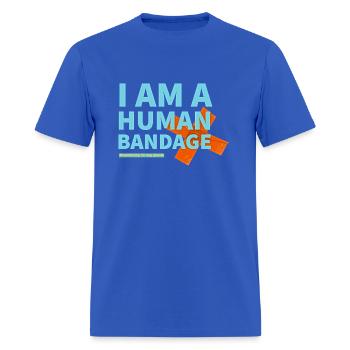 Human bandage - Men's T-Shirt - royal blue - Front - Jose (178cm)