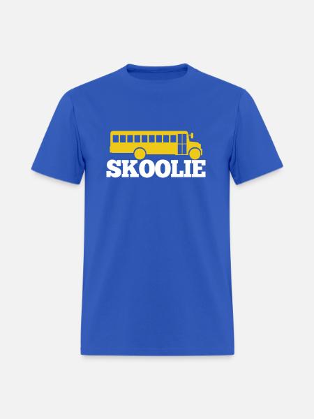 Skoolie green - Men's T-Shirt - royal blue