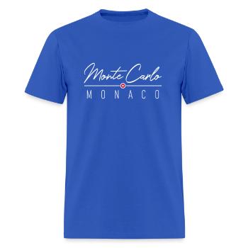 Monte Carlo Monaco For - Men's T-Shirt - royal blue - Front - Jose (178cm)