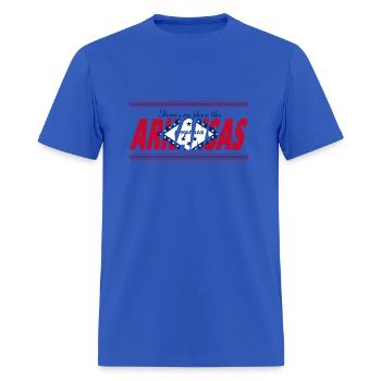 no place arkansas - Men's T-Shirt - royal blue - Front - Jose (178cm)