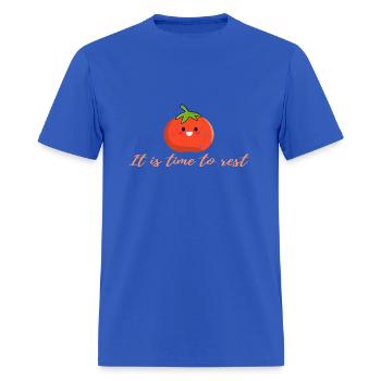 Tomato - Men's T-Shirt - royal blue - Front - Jose (178cm)