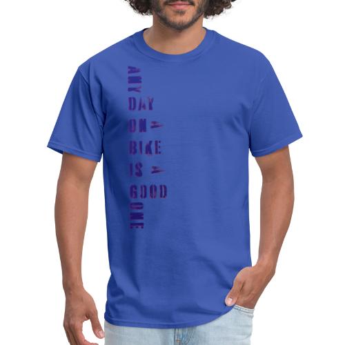 any day on a bike colour - Men's T-Shirt