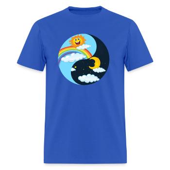 opposit day 25 JAN - Men's T-Shirt - royal blue - Front - Jose (178cm)