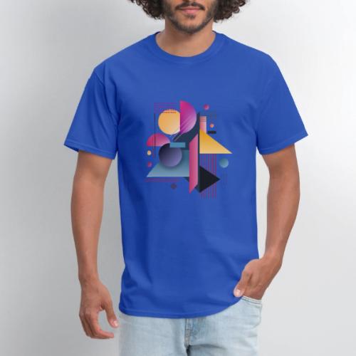 Color Pulse Geometry - Men's T-Shirt