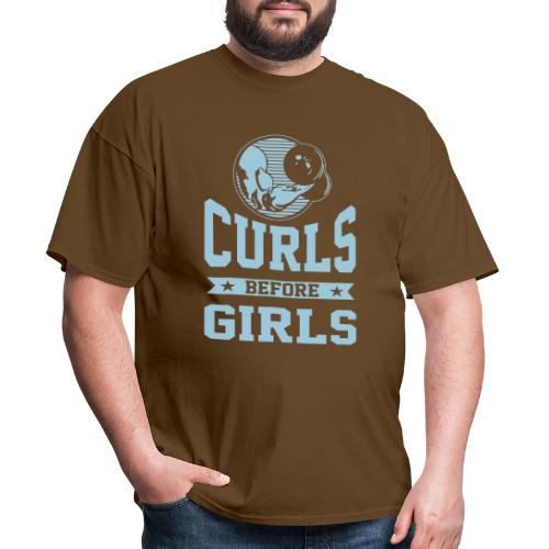 Curls Before Girls - Men's T-Shirt