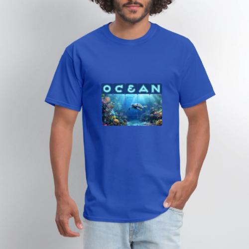 Ocean: Turtle Drift - Men's T-Shirt