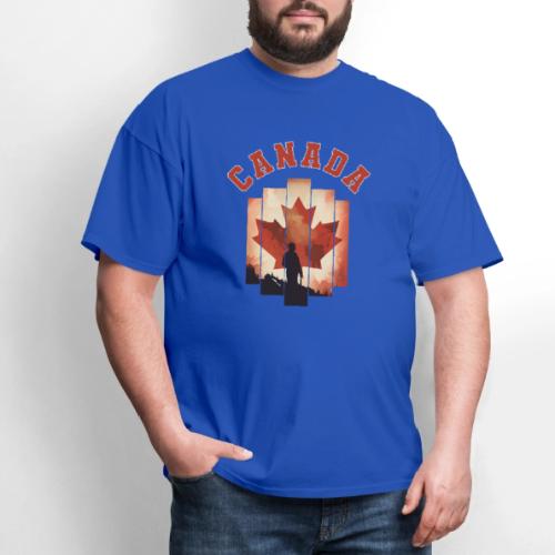 Proud Canadian Shadow - Men's T-Shirt