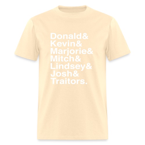 Republican Traitors Name Stack - Men's T-Shirt