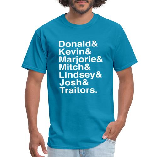 Republican Traitors Name Stack - Men's T-Shirt