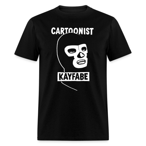 Cartoonist Kayfabe Wrestling Mask - Men's T-Shirt