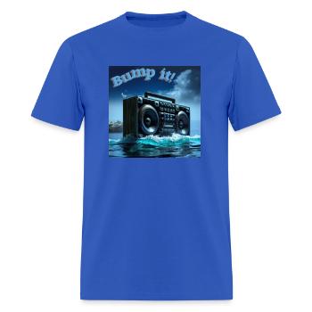 Bump it! - Men's T-Shirt - royal blue - Front - Jose (178cm)