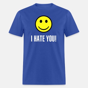 I hate you smile - T-shirt for men