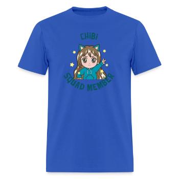 Chibi Squad Member Chibi Drawing - Men's T-Shirt - royal blue - Front - Jose (178cm)