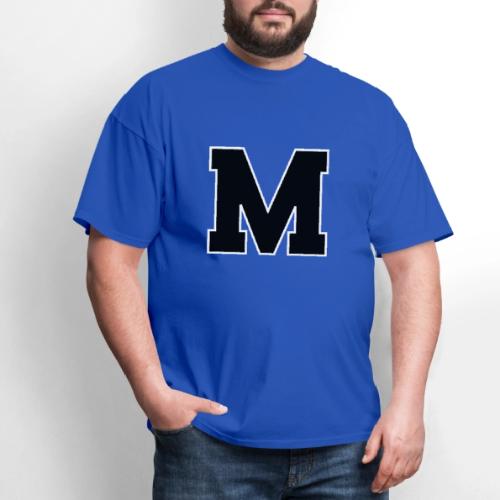 Varsity Letter M Collegiate Alphabet Art - Men's T-Shirt