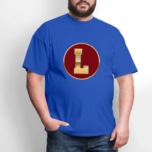 Letter L – Capital Varsity Alphabet Monogram - Men's T-Shirt