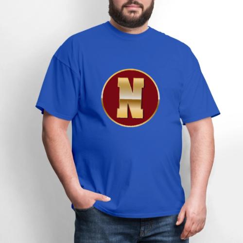 Letter N – Capital Varsity Alphabet Monogram - Men's T-Shirt