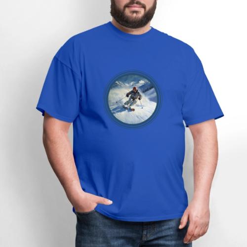 Skiing Power Moves - Men's T-Shirt