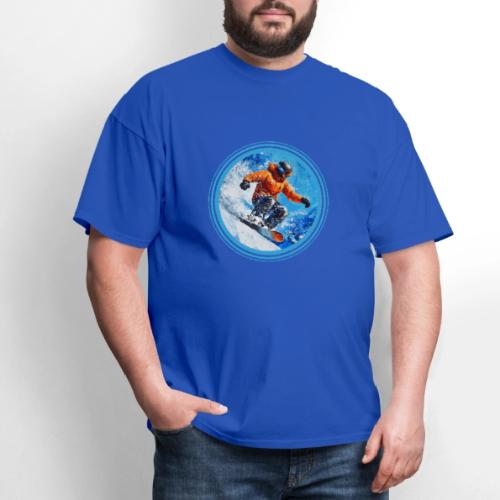 Snowboarding Motion - Men's T-Shirt