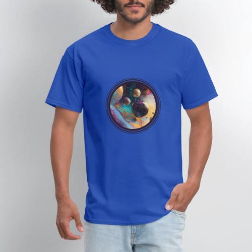 Planets in the Abstract - Men's T-Shirt