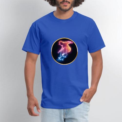 Skateboarding: Golden Trick Rider - Men's T-Shirt