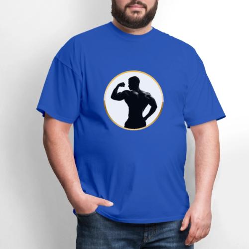 Bodybuilder: Classic Flex Emblem - Men's T-Shirt