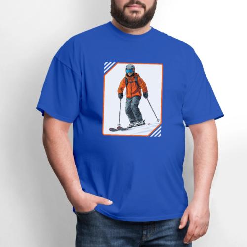 Skiing Thrill Ride - Men's T-Shirt