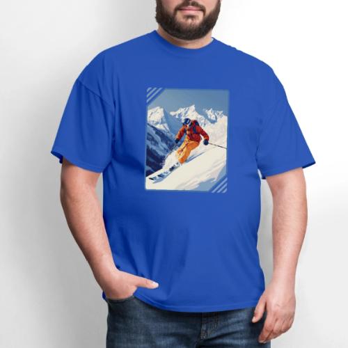 Mountain Skiing Vibes - Men's T-Shirt