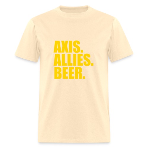 Axis. Allies. Beer. Axis & Allies - Men's T-Shirt