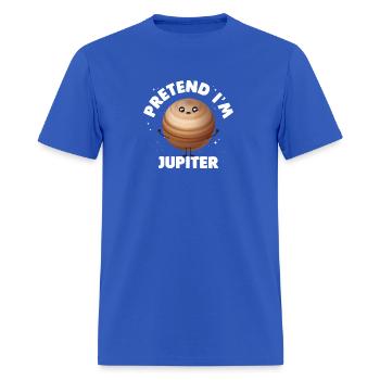 Pretend Im Jupiter - Men's T-Shirt - royal blue - Front - Jose (178cm)