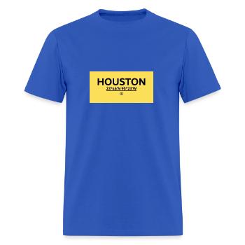 Houston Coordinate's design - Men's T-Shirt - royal blue - Front - Jose (178cm)