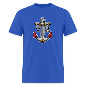 Old School American Traditional Tattoo Flash Clipp - Men's T-Shirt - royal blue - Front - Jose (178cm)