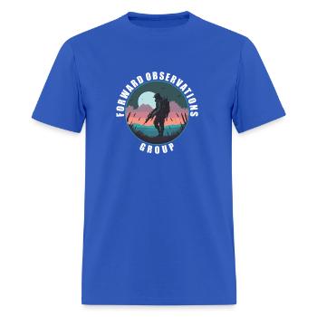 Forward Observations- Fog Retro - Men's T-Shirt - royal blue - Front - Jose (178cm)