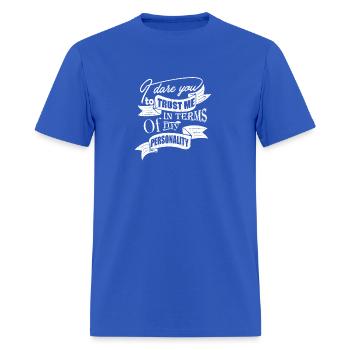 personality - Men's T-Shirt - royal blue - Front - Jose (178cm)
