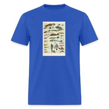 Fishing Lures - Men's T-Shirt - royal blue - Front - Jose (178cm)