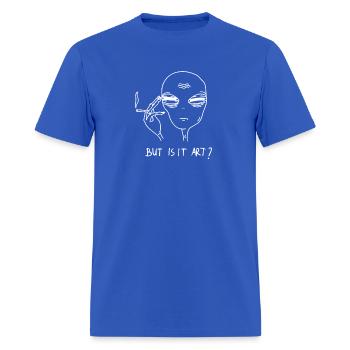 BUT IS IT ART - Men's T-Shirt - royal blue - Front - Jose (178cm)