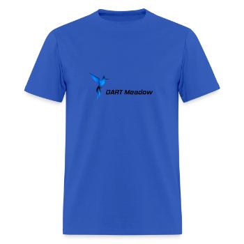 DM Blue Hummingbird Logo Dark - Men's T-Shirt - royal blue - Front - Jose (178cm)