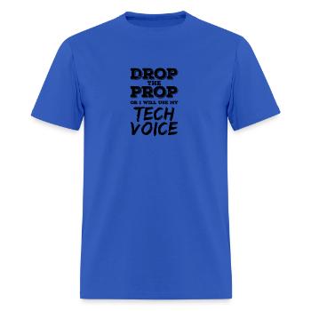 Backstage Tech Crew Art for a Theater Technician - Men's T-Shirt - royal blue - Front - Jose (178cm)