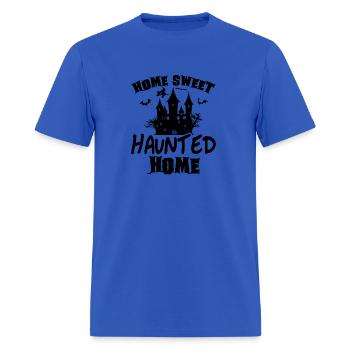 Home Sweet Haunted Home - Men's T-Shirt - royal blue - Front - Jose (178cm)
