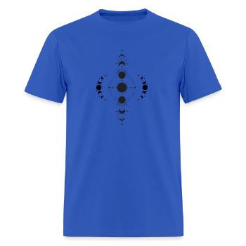 Celestial Minimalist Design - Men's T-Shirt - royal blue - Front - Jose (178cm)