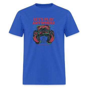 Gaming - Men's T-Shirt - royal blue - Front - Jose (178cm)
