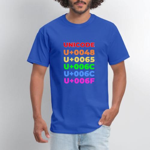Hello, in unicode - Men's T-Shirt