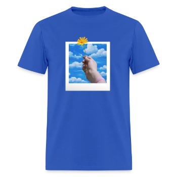 Polaroid Card - Men's T-Shirt - royal blue - Front - Jose (178cm)