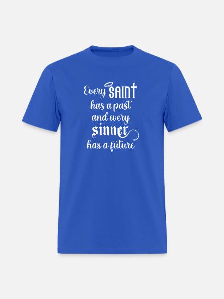 Saints Sinners Oscar Wilde - Men's T-Shirt - royal blue