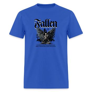 Fallen Skeleton Wings - Men's T-Shirt - royal blue - Front - Jose (178cm)