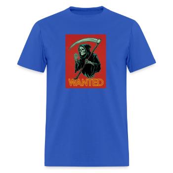 WANTED Reaper - Men's T-Shirt - royal blue - Front - Jose (178cm)