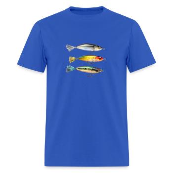 fishing lures - Men's T-Shirt - royal blue - Front - Jose (178cm)