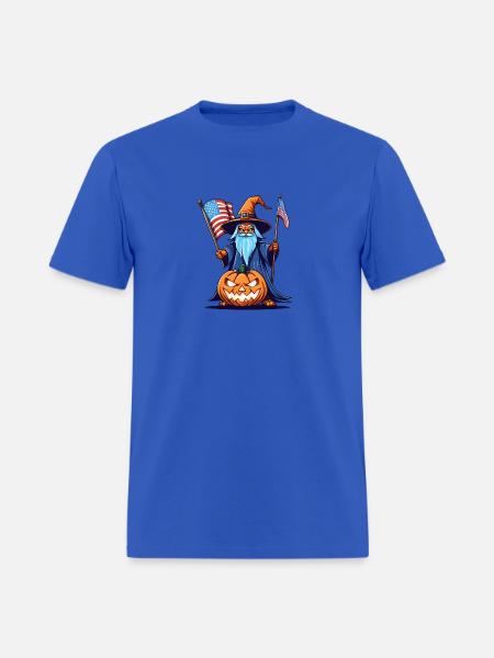 Halloween Wizard - Men's T-Shirt - royal blue