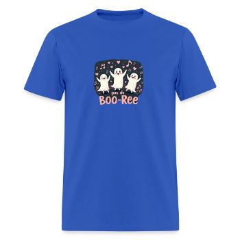 boo ree - Men's T-Shirt - royal blue - Front - Jose (178cm)