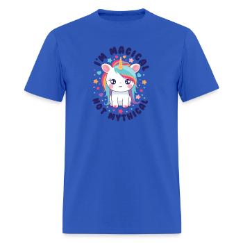 Magical not Mythical - Men's T-Shirt - royal blue - Front - Jose (178cm)